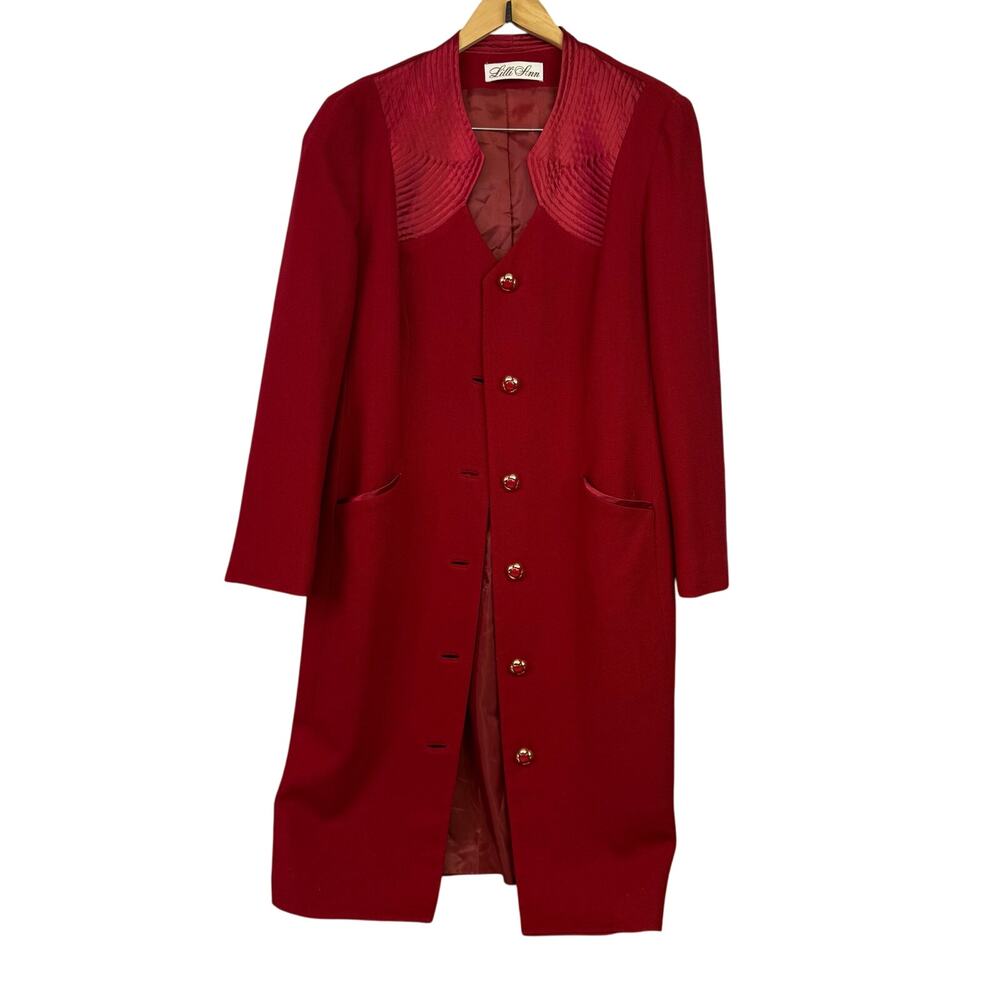 Elegant Red Women's Coat